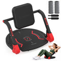 ARVIVO 5-in-1 ABMAX Sit Up Machine with Flat Backrest& Foam Roller 3 Adjustable Resistance Levels Ab Exercise Equipment for All Ages 330lbs