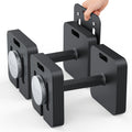 ARVIVO 2PCS 50lb/80lb Adjustable Dumbbell Set with 6/12×5lb Increments & 10lb Handle Quick-Lock Square Dumbbells for Home Gym