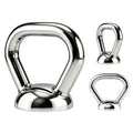 ARVIVO Adjustable Kettlebell Handle Set for Strength Training 10lb/20lb Home GYM Workout Sliver